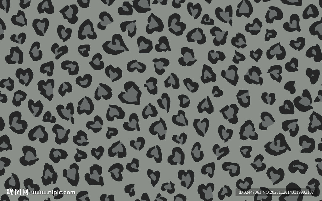 豹纹图案纹理背景图