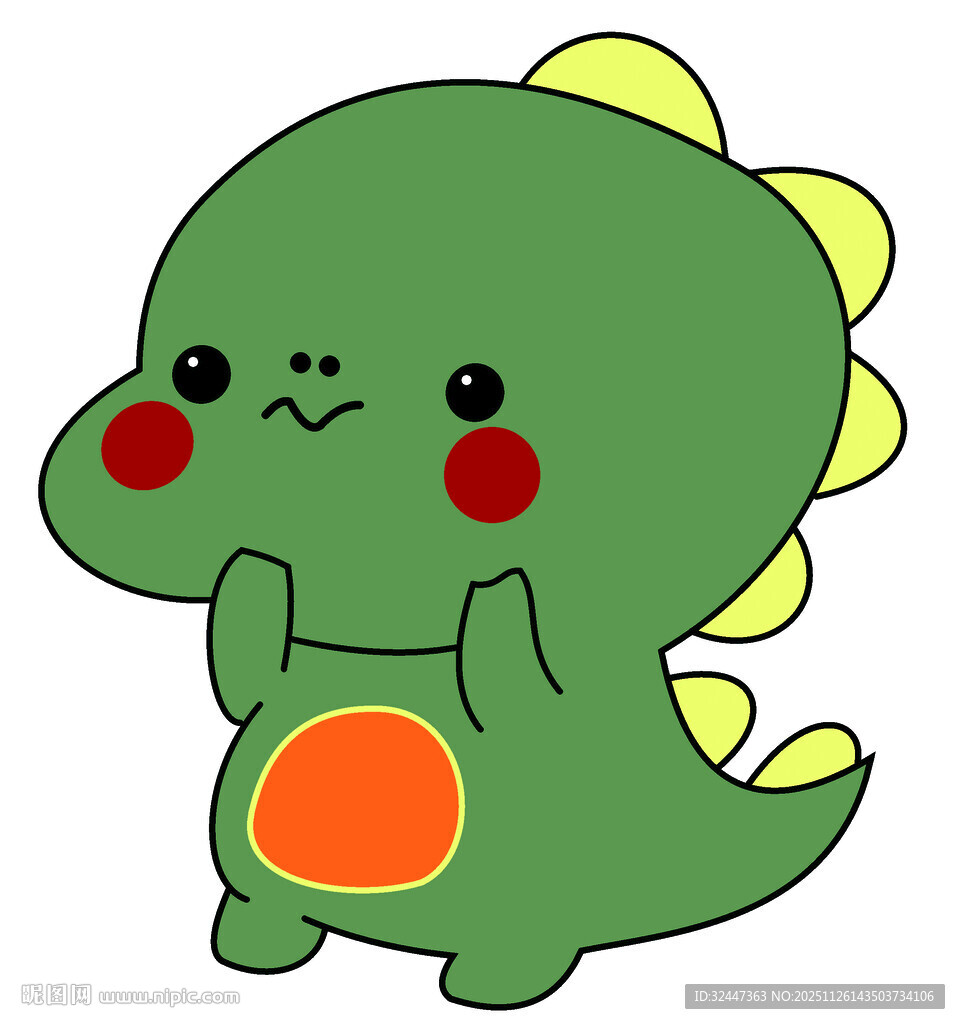 可爱小恐龙卡通形象