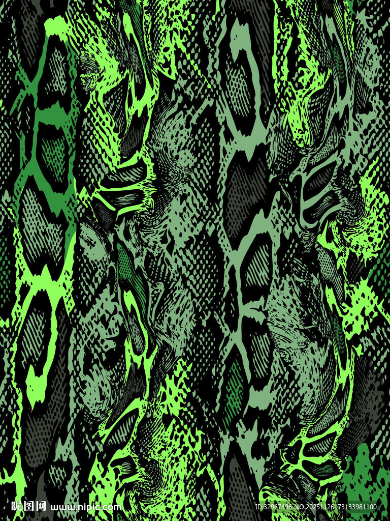 墨绿蛇纹