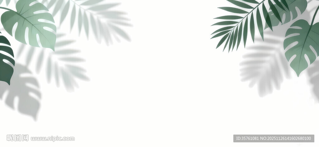 雾气磨砂膜效果绿植贴图