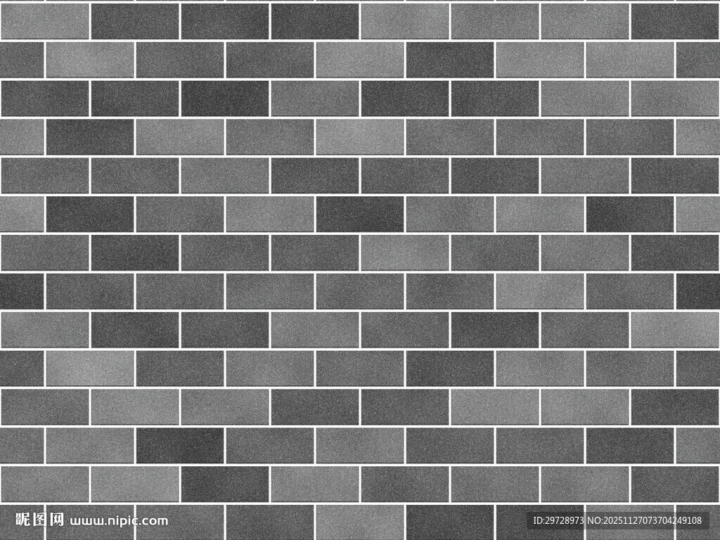 灰色砖墙纹理背景图