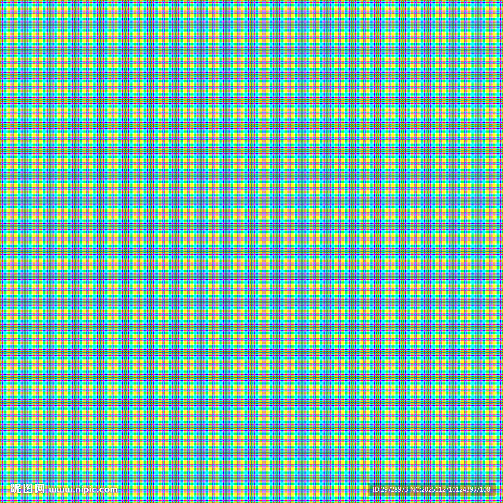 蓝绿色格子图案背景