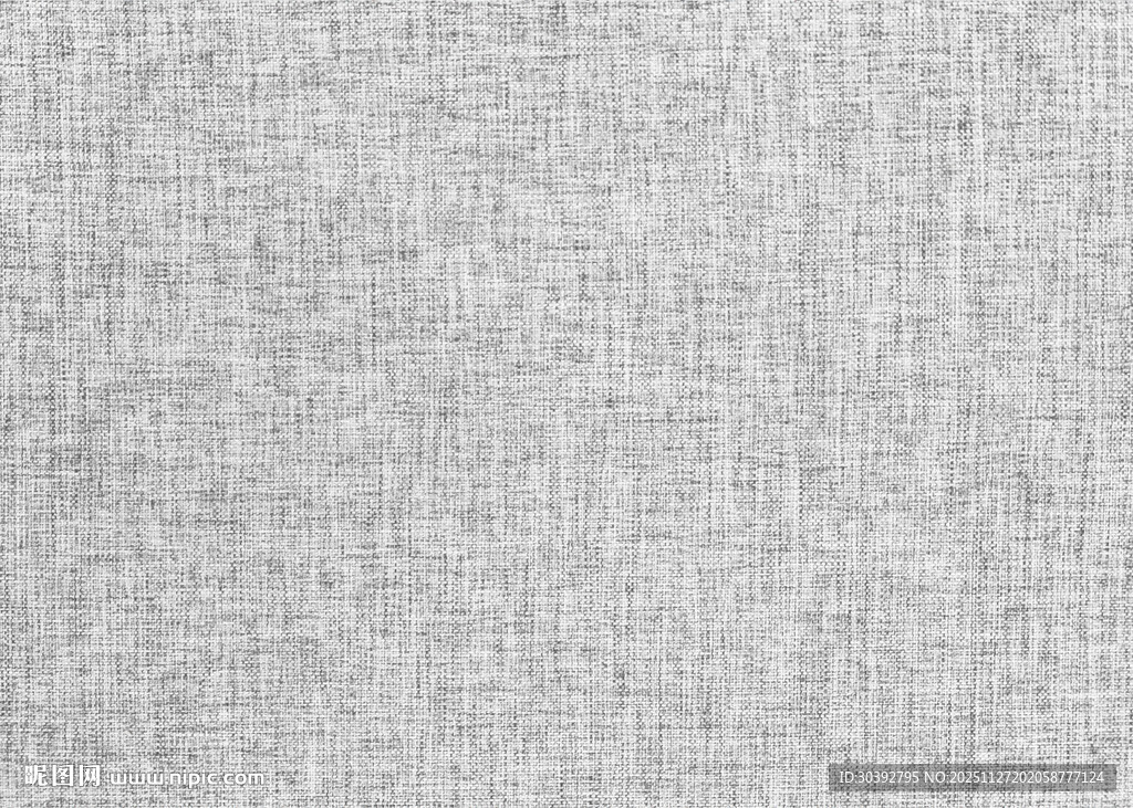 浅灰麻布纹理布料