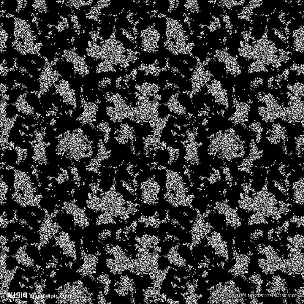 黑白抽象花纹图案