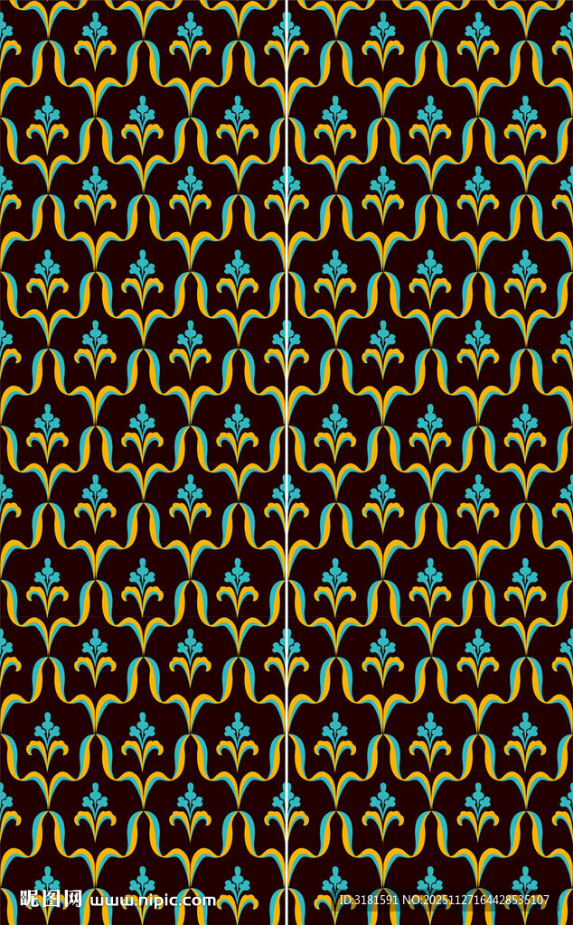 复古几何图案纹理背景