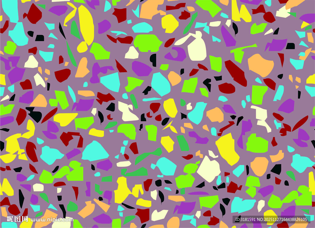 多彩抽象几何图案背景