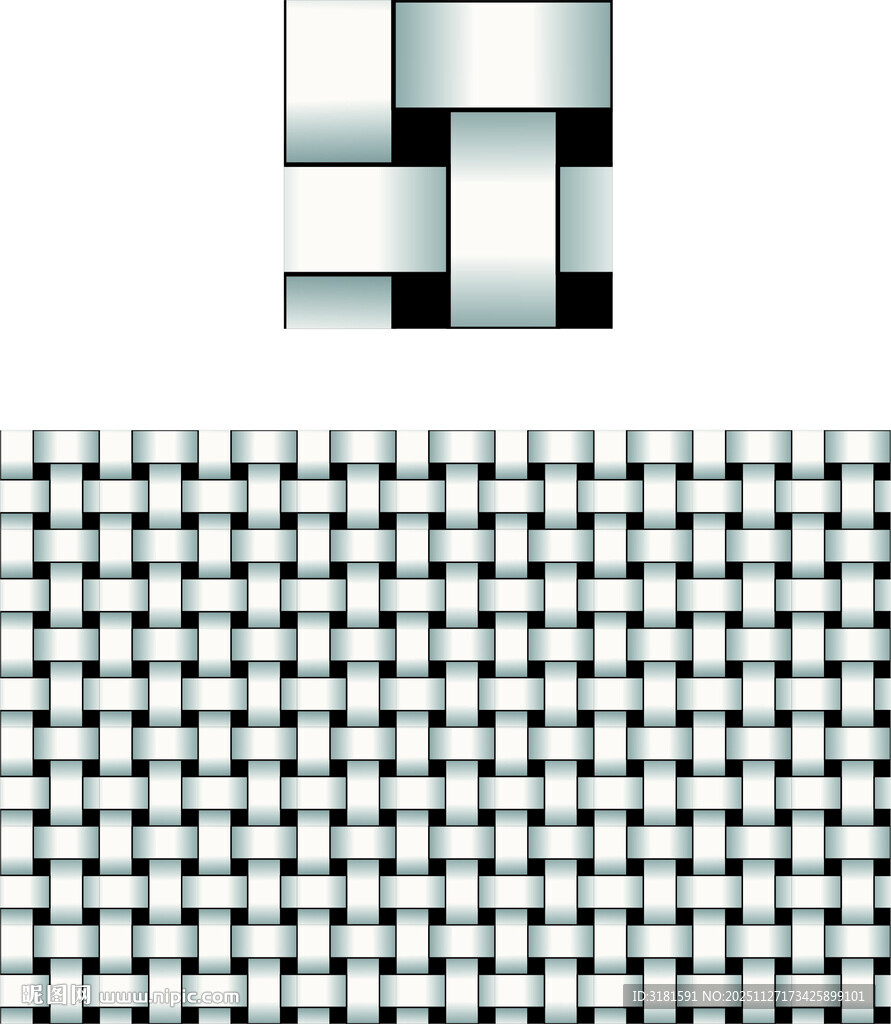 金属编织网结构特写