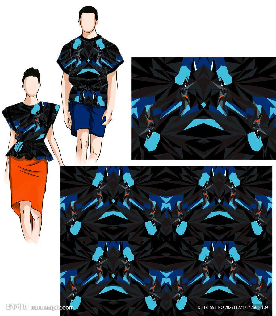 时尚印花服饰图案设计