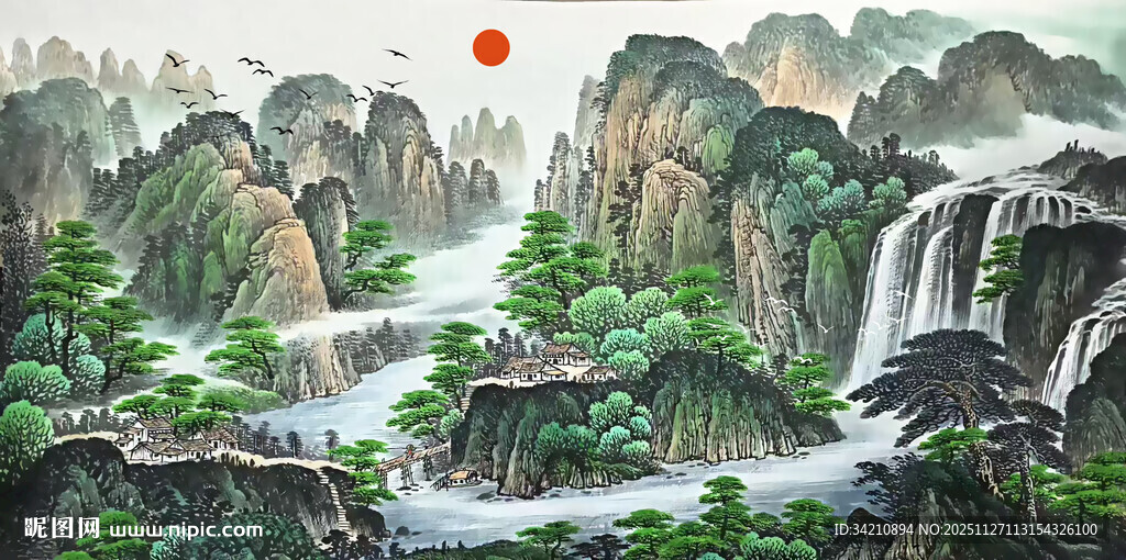 山水风景画