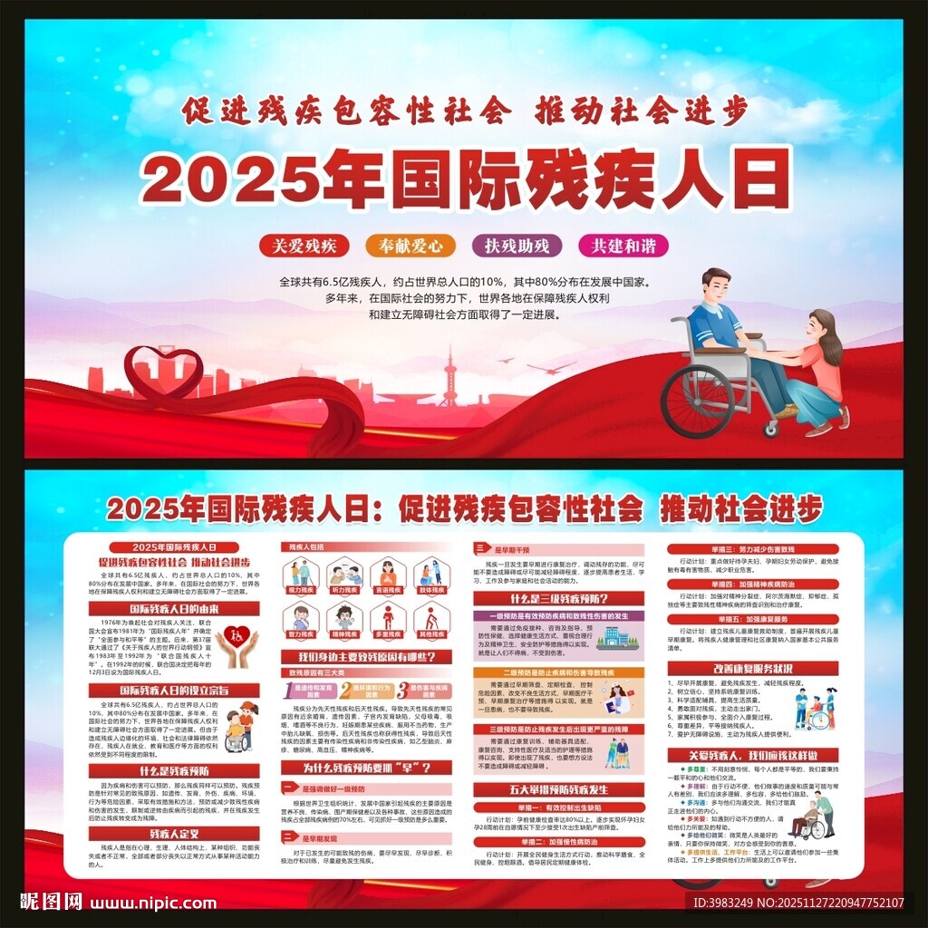 2025年国际残疾人日宣传栏