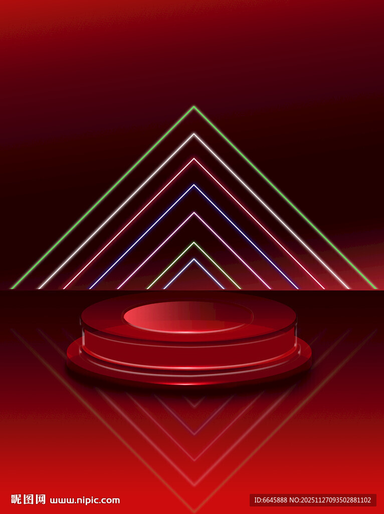 促销玻璃光效展台