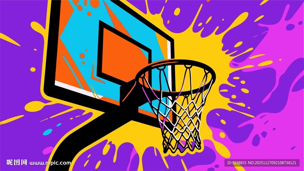篮球涂鸦