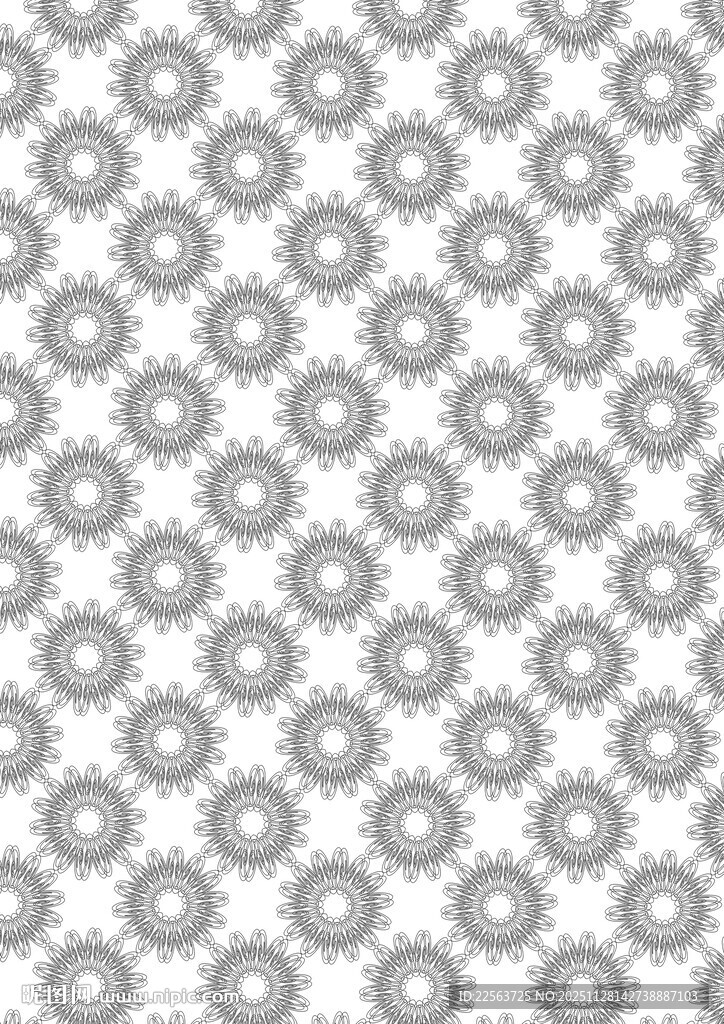 简约几何圆形图案背景