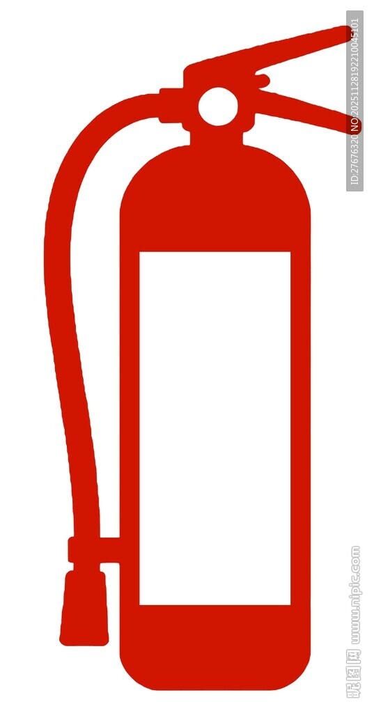 红色灭火器图标