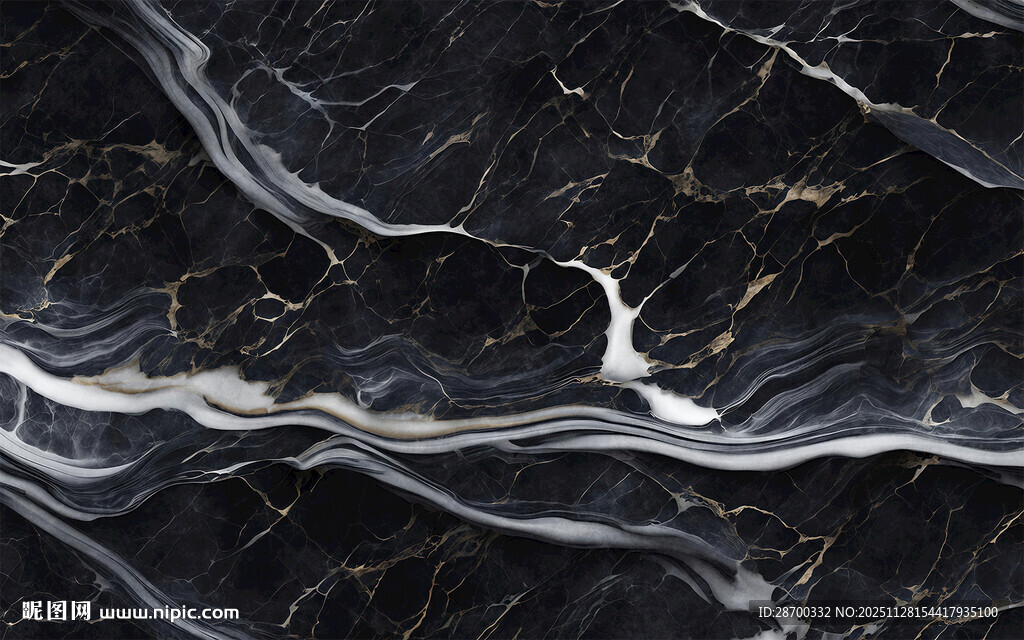高清黑金花大理石