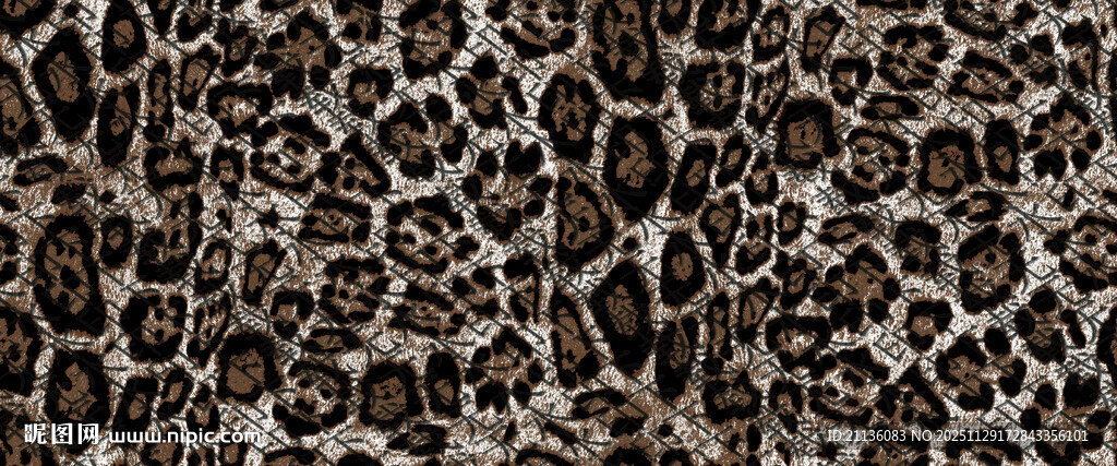 豹纹图案布料纹理