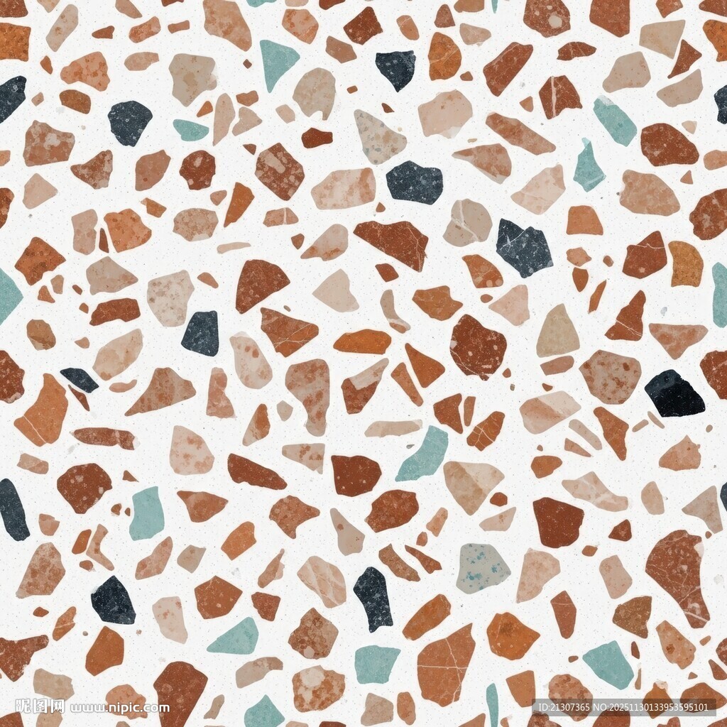 多彩碎石纹理图案
