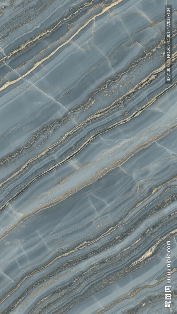 蓝灰色大理石纹理图案