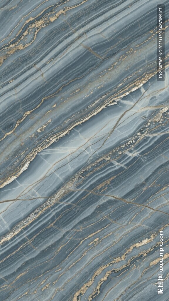 蓝灰大理石纹理