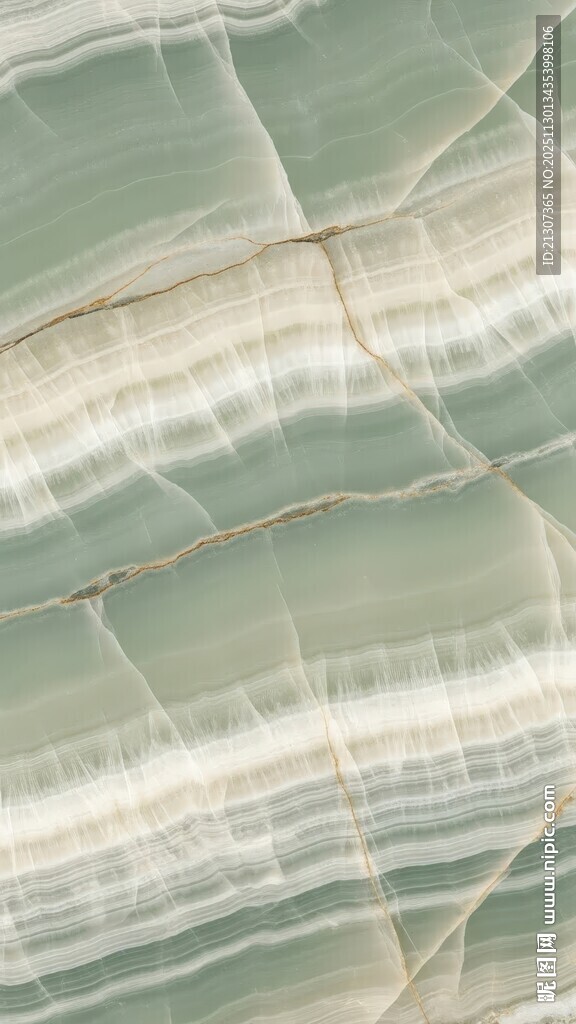 淡绿色纹理大理石图案