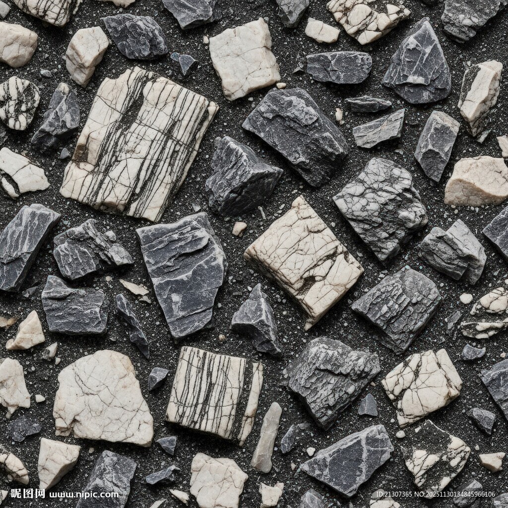 碎石纹理背景图