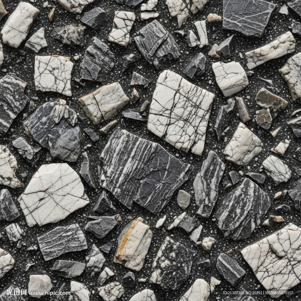 碎石纹理背景图