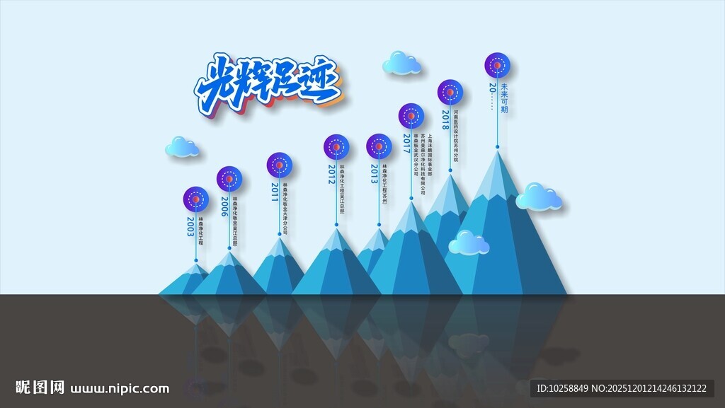 光辉足迹文化墙