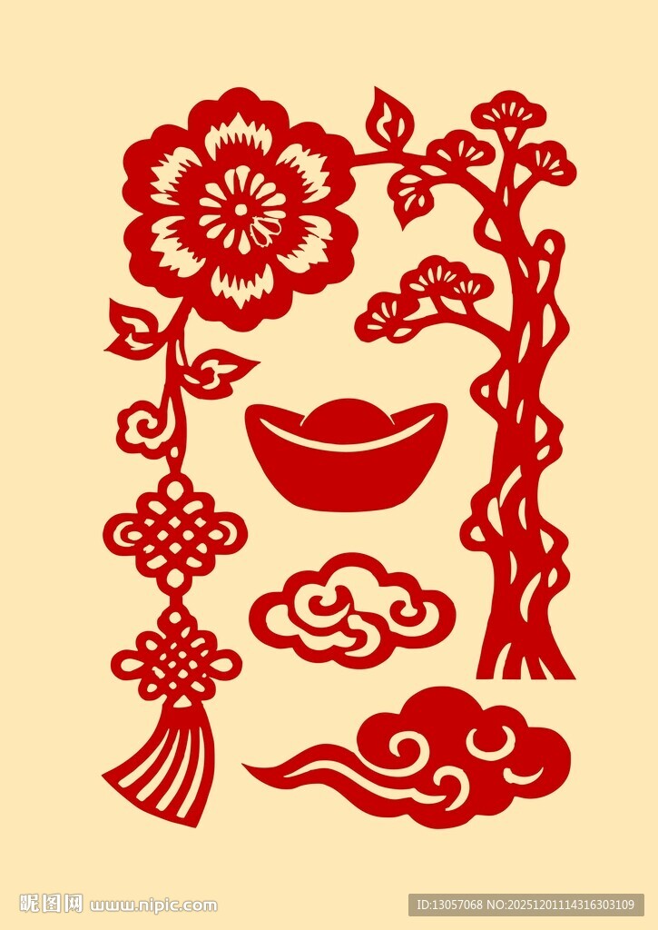 中式传统吉祥元素图案