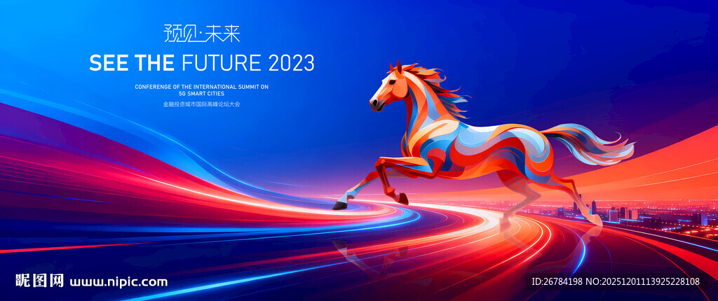 2026年 马年背景 