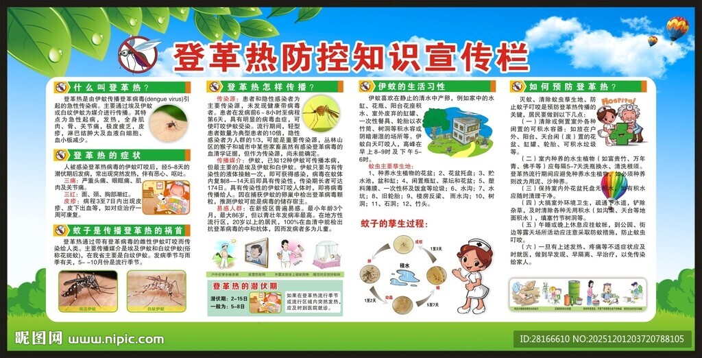 登革热宣传栏