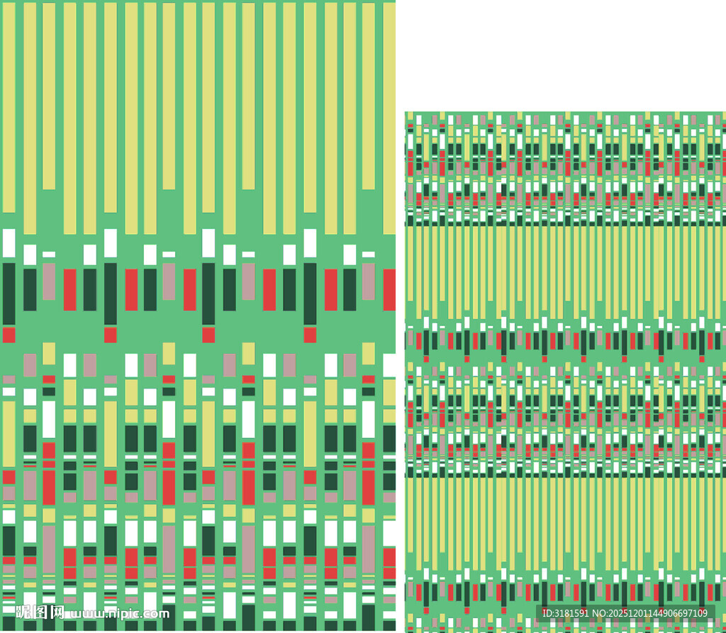 多彩电子元件线路板图案