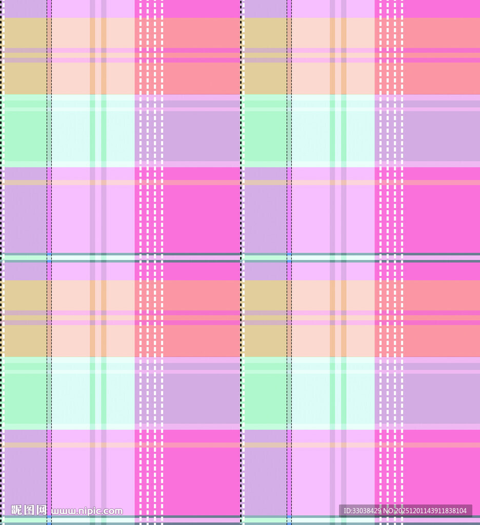 多彩格子图案背景