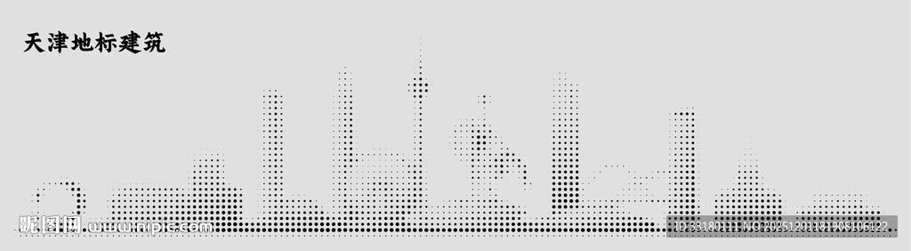 天津城巿点状图
