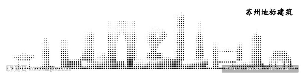 苏州城巿剪影穿孔板