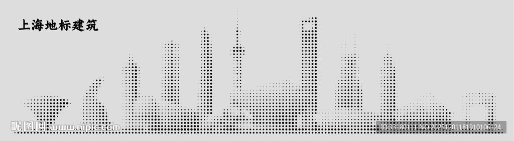 上海城市建筑镂空板