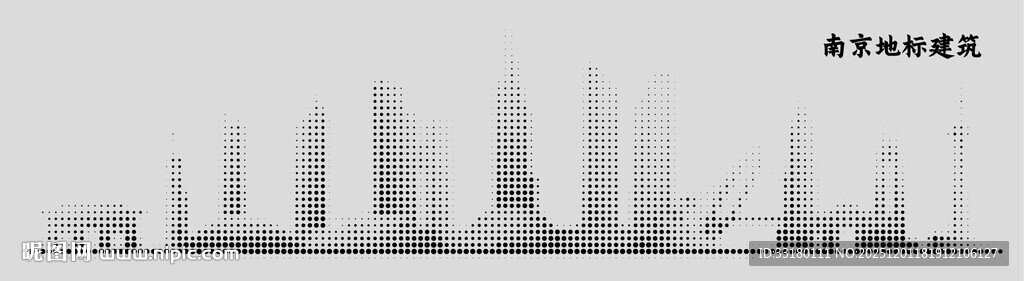 南京地标建筑剪影镂空雕刻