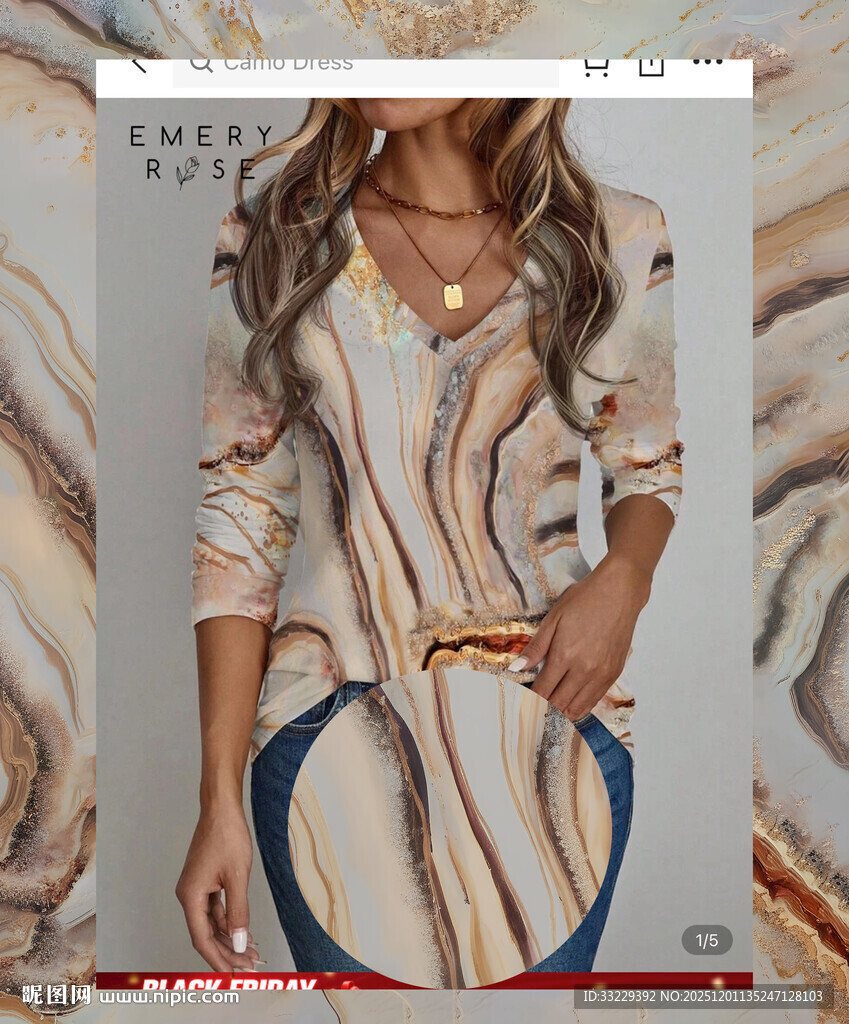 时尚长袖连衣裙模特展示