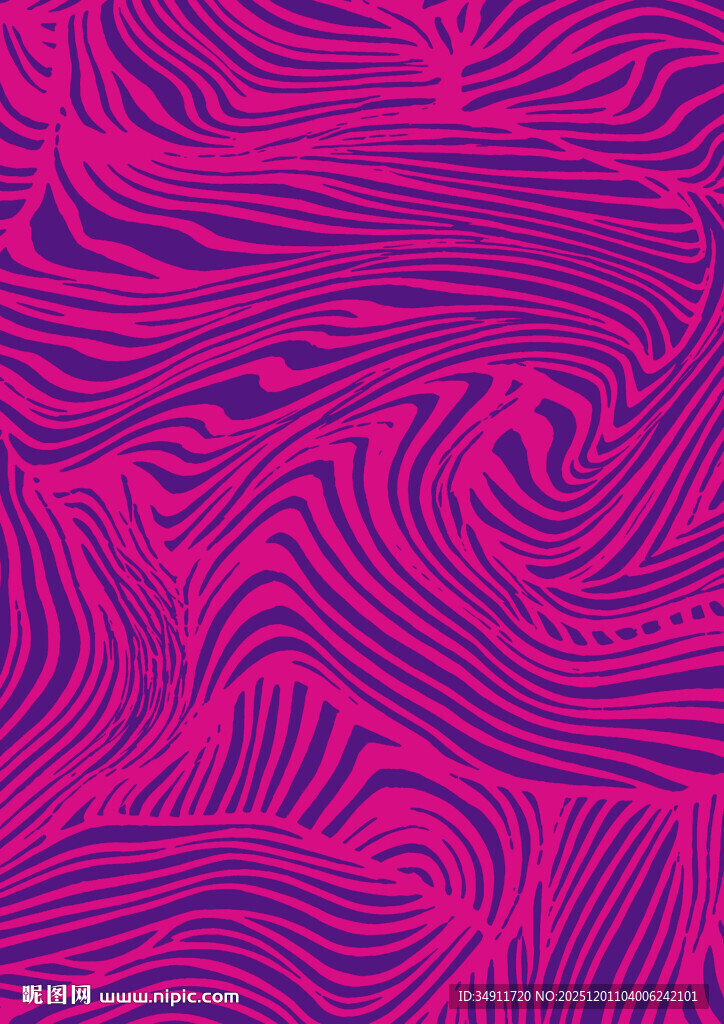 梦幻紫粉交织波浪纹理