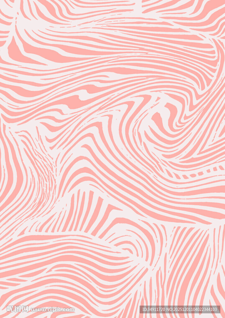 粉色波浪纹理图案背景
