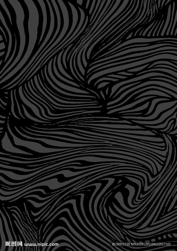 黑白条纹动感纹理图案