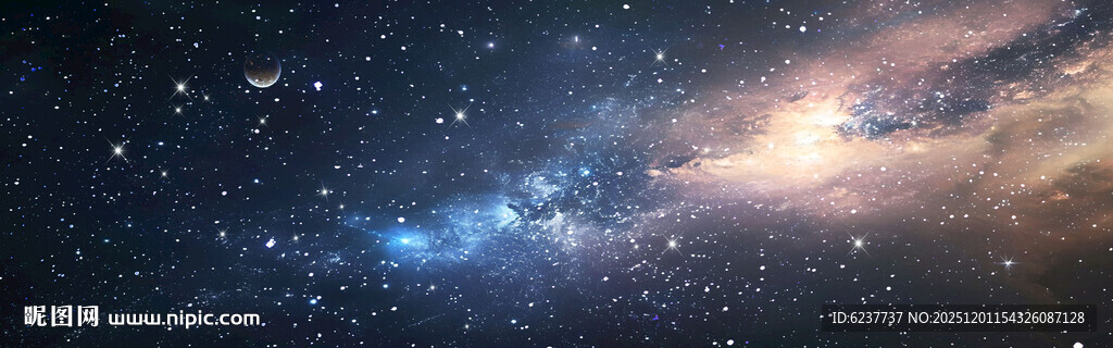 巨幅宇宙星空天花软膜背景
