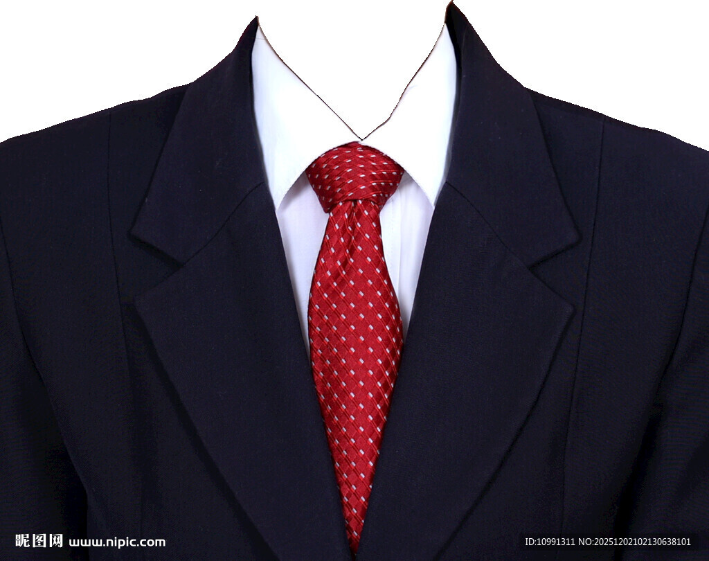 西装红领带套装