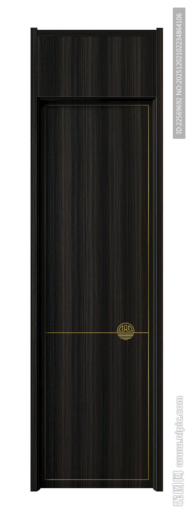 黑色简约 单开门