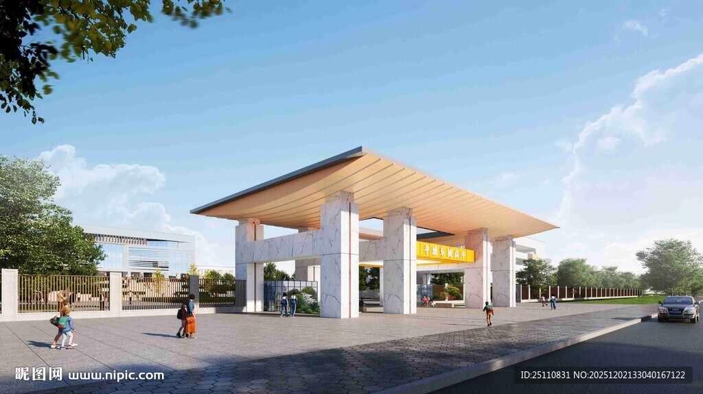 现代风格加油站外观设计