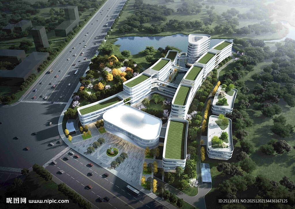 现代风格建筑景观设计图