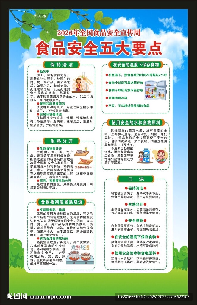 食品安全宣传周海报