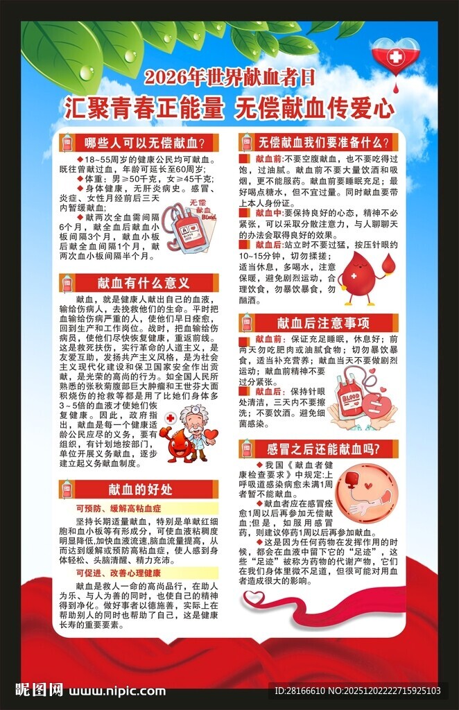 世界献血者日海报