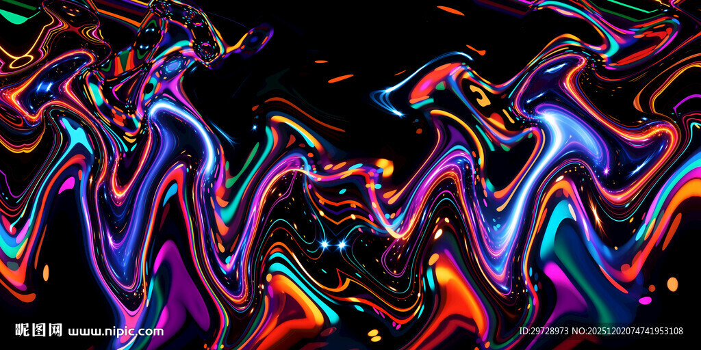 ktv酒吧炫酷装饰画