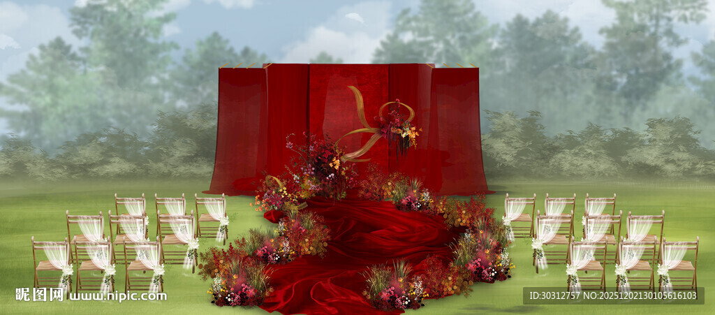 红色舞台上的精彩表演