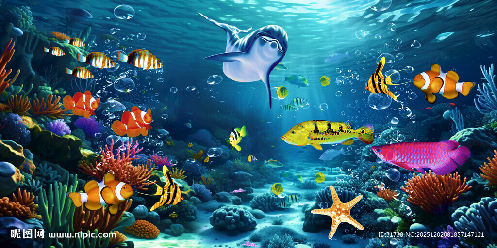 海底世界海底生物